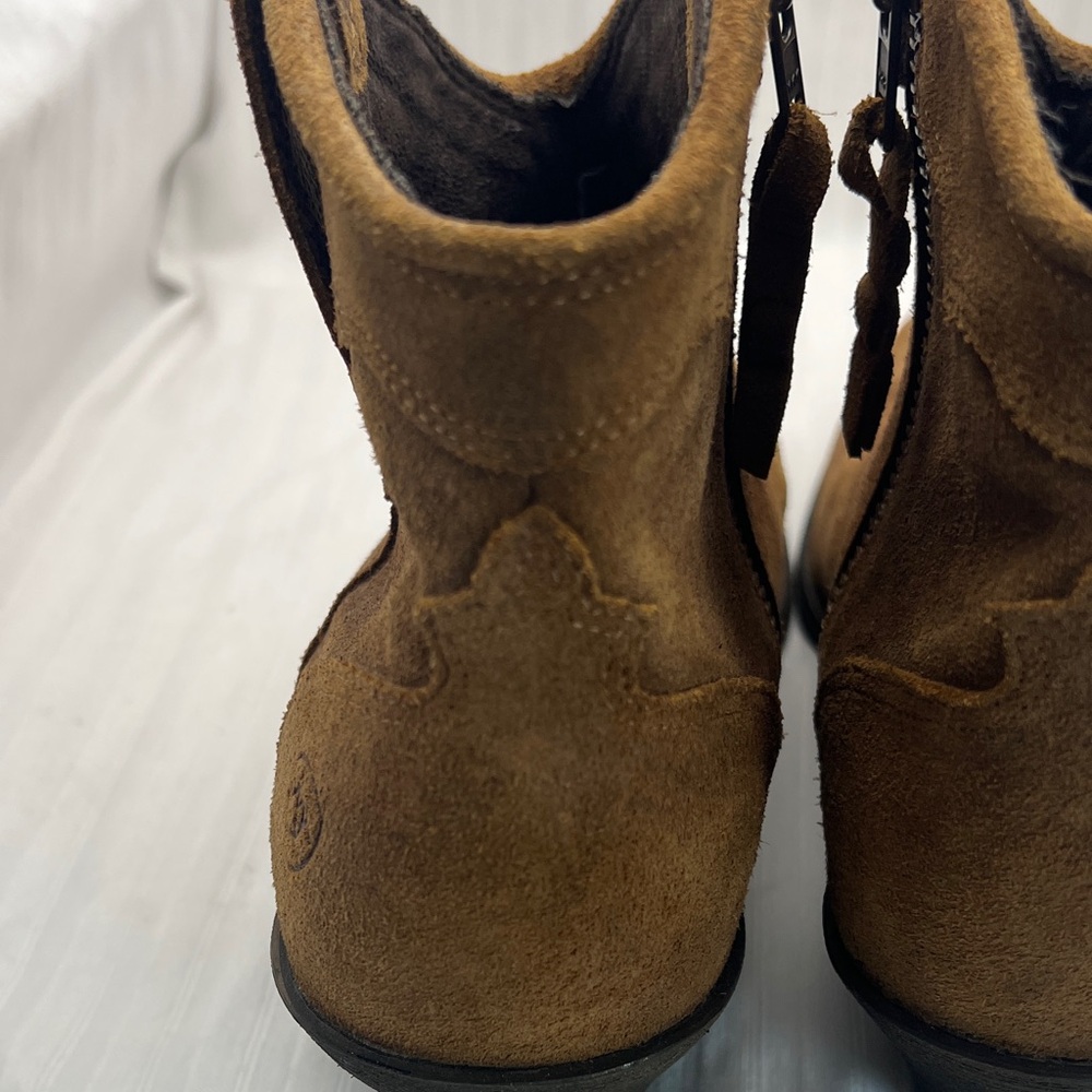 ARIAT Brown Suede Ankle Boots Women’s Size 9 - Picture 9 of 16